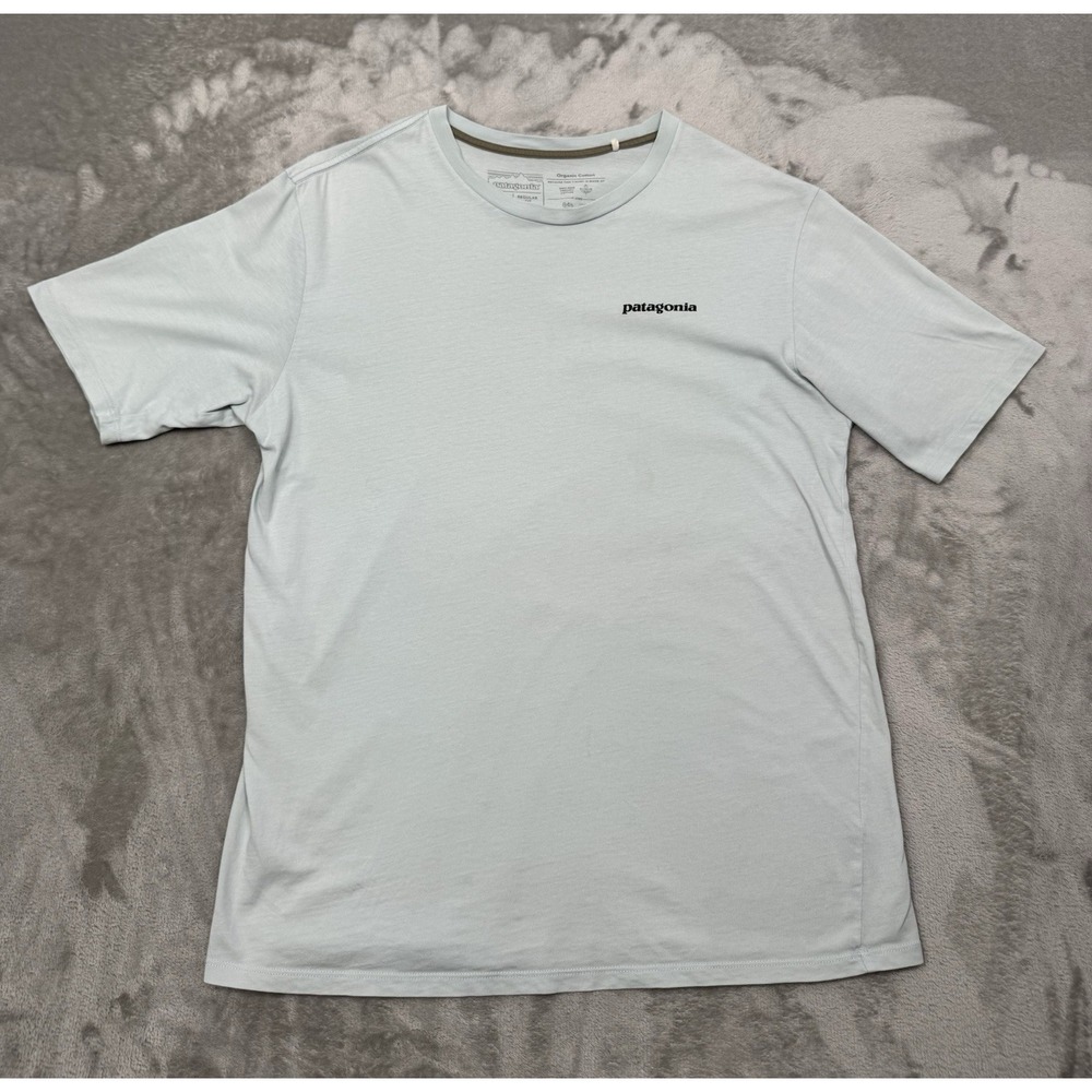 Patagonia T-Shirt Mens Small Short Sleeve Tee Graphic Cotton Hiking Outdoors